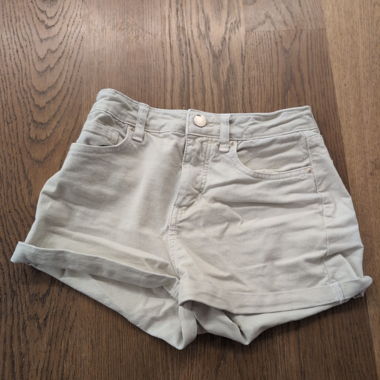 Light Yellow Jean Shorts Brownie