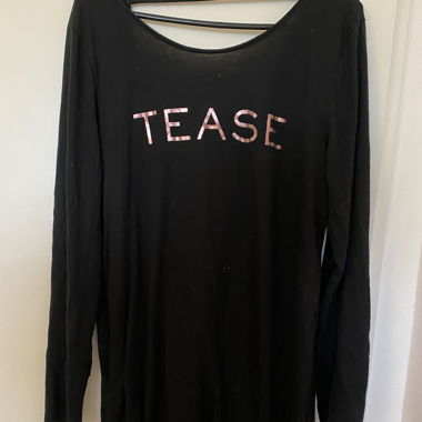 Nachthemd Victoria Secret, black, M