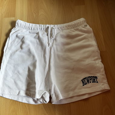 White Newport Sweat Shorts
