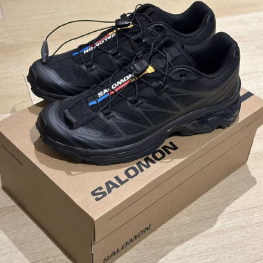 Salomon xt6 black shoes