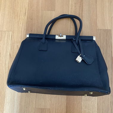 Black Leather Handbag