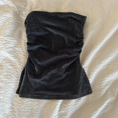 Mini top noir Bershka