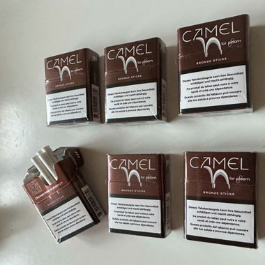 6x Camel Bronze Sticks für Ploom X Advanced