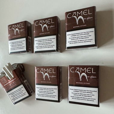 6x Camel Bronze Sticks für Ploom X Advanced