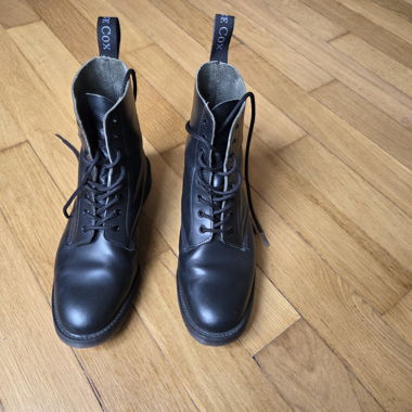 Stivaletti in pelle neri George Cox Made in England