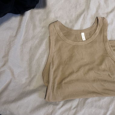 SAMSØE SAMSØE beige tank top 