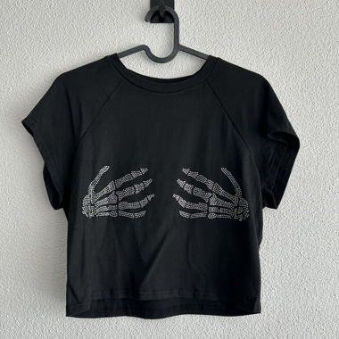 Tshirt mit Skellethänden