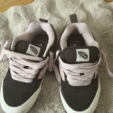 Vans Knu Skool marron et rose
