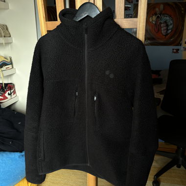 pinqponq giacca in pile nera unisex M