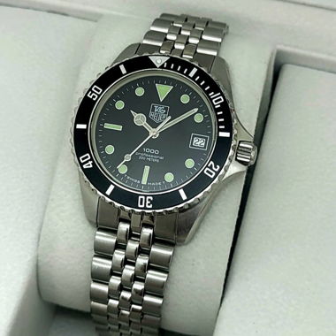 Tag Heuer Professional 1000 Montre de Plongée Vintage