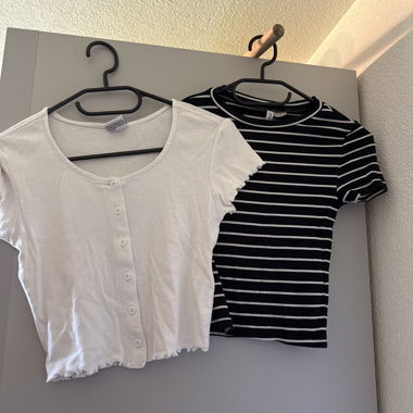 Set da 2 top a maniche corte