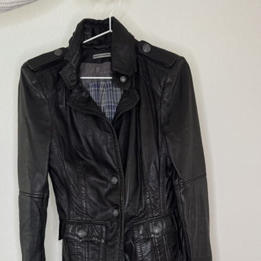 Drykorn Lederjacke dunkelbraun