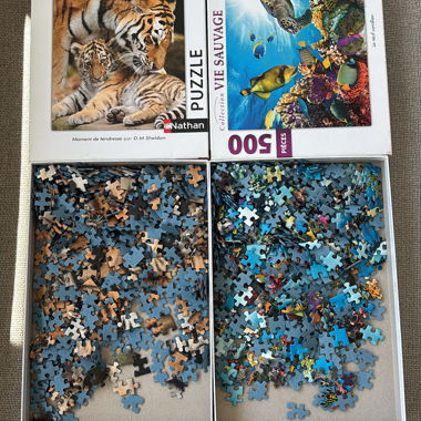 Set di 2 puzzle Nathan da 500 pezzi