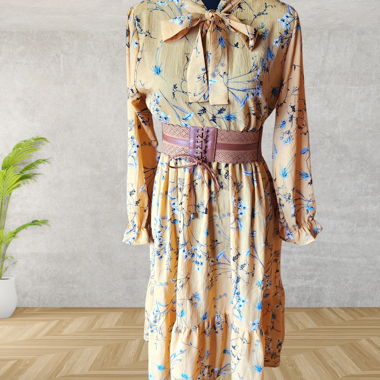 Geblümtes Chiffon Kleid 🌼