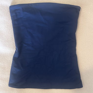 Blaues Tube Top