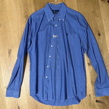Camicia Ralph Lauren blu a quadri