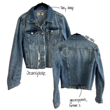 Veste en jean courte, taille S