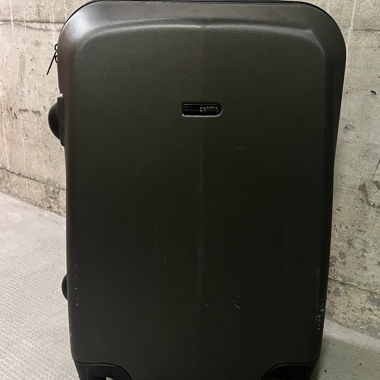 Trolley rigido con 4 ruote, grigio