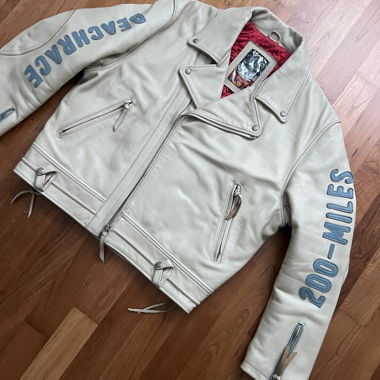 Veste en cuir DIESEL vintage Daytona Fla Perfecto