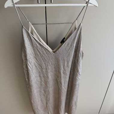Vestito argento River Island