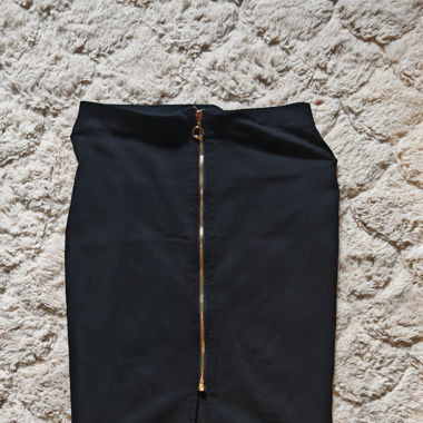 jupe crayon dos avec zip 
