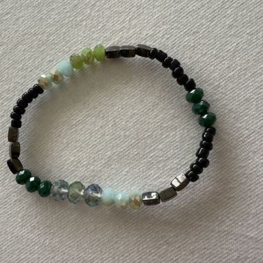 Bracelet en perles de verre