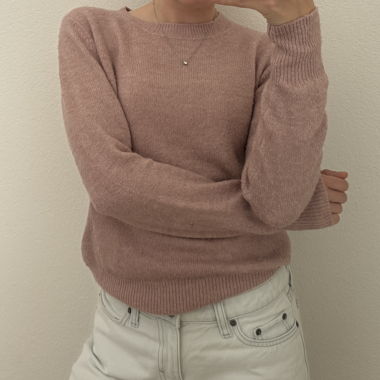 Rosa Strickpullover XS