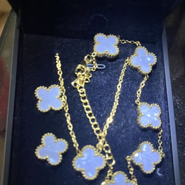Schmuck Set Kleeblatt