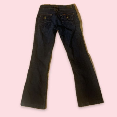 Jeans bootcut taille basse