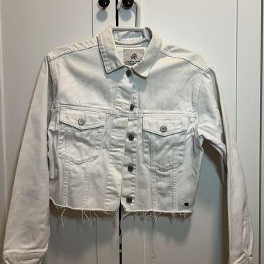 White denim jacket