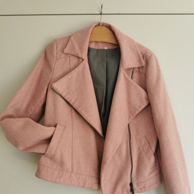 Pink biker 