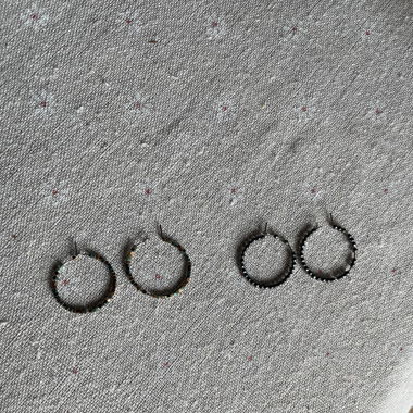 Creolen / Ohrringe 2x