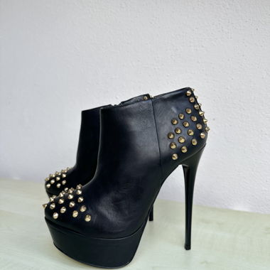Kurt Geiger Leder High Heels Stiefeletten  Gr. 37