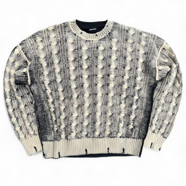 Pull court en maille Brandew Washed