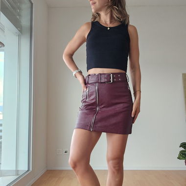 Fake Lederjupe - Topshop
