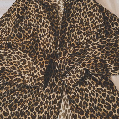 Blusa/Camicia leopardata vintage
