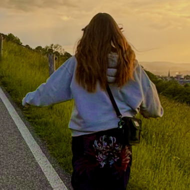 Giacca grigia oversize