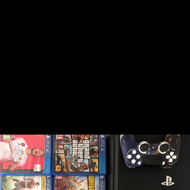 PS4 Slim, 2 Controller und 9 Games