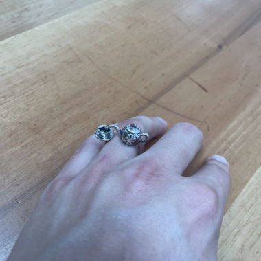 Teekannen Ring (gratis Versand)