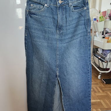Jupe en jean Bershka