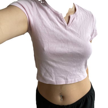 pink shirt