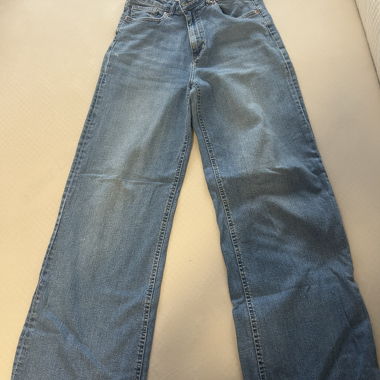 Jeans en denim bleu