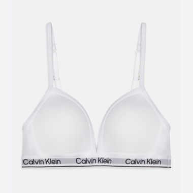 Calvin Klein Damen-BH weiss