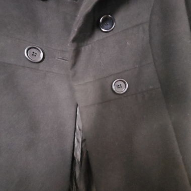 Cappotto in lana nero