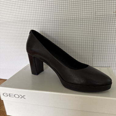 Geox black high heels