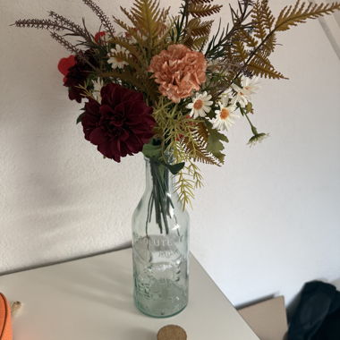 Bouteille en verre décorative vintage pour lait