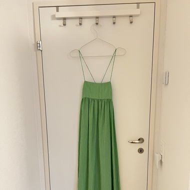 Sommerkleid grün/weiss gestreift