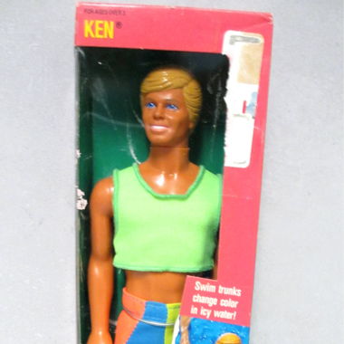 1989 Mattel Barbie Wet'n Wild Beach Ken Sommer