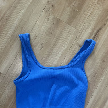 dunkel blaues kurzes top