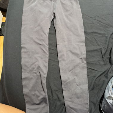 Legging gris taille haute teveo